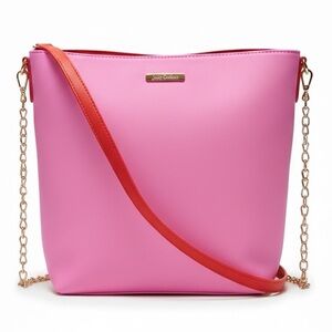💖 Juicy Couture Pink Crossbody Tote Bag Purse - NWT